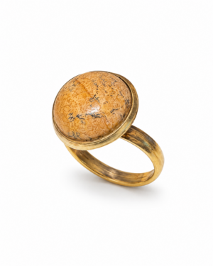 Anello Bon Bon in diaspro paesaggio