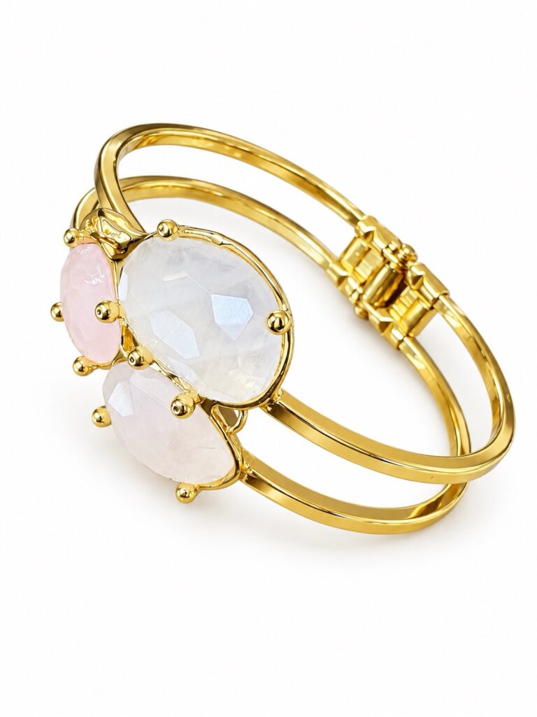 Bracciale Diva quarzo rosa