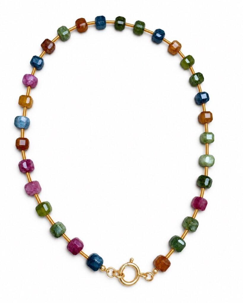 Collana Cube Pop multicolor autunnali