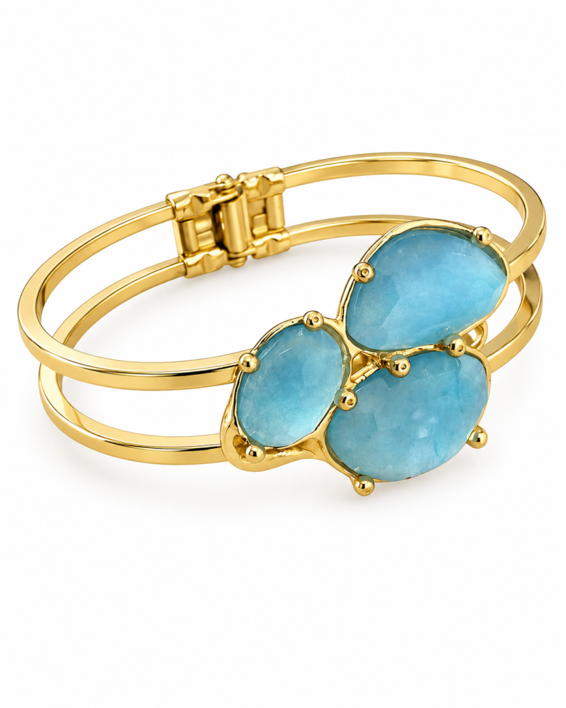 Bracciale Diva quarzo azzurro