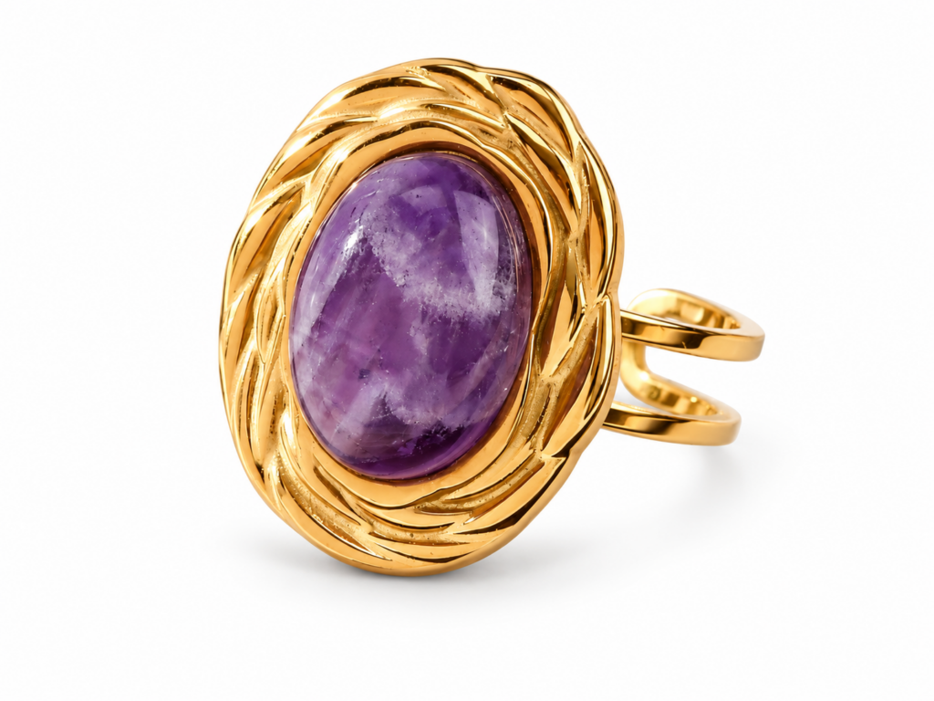 Anello Scrigno ametista