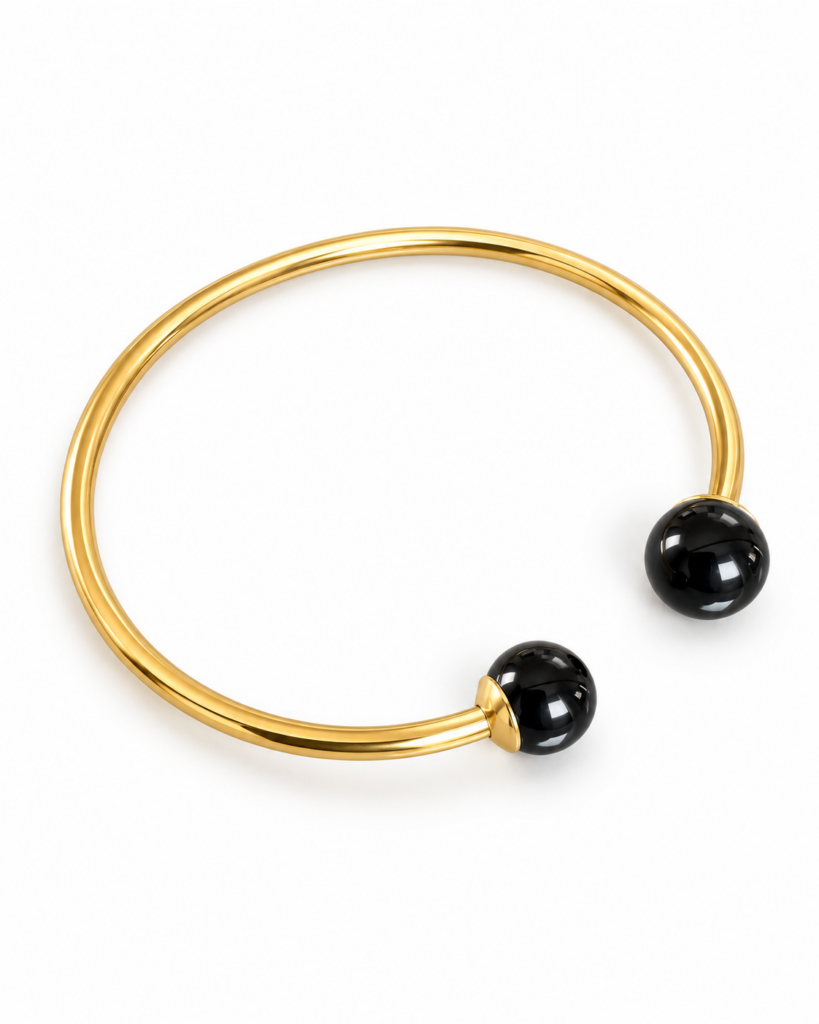 Bracciale a torsione Onice nero