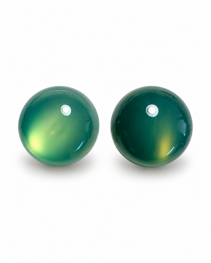 Orecchini Bon Bon agata verde